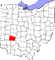State map highlighting Greene County